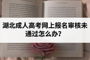 湖北成人高考網(wǎng)上報(bào)名審核未通過怎么辦？