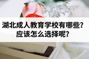 湖北成人教育學(xué)校有哪些？應(yīng)該怎么選擇呢？