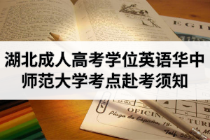 2020年湖北成人高考學位英語華中師范大學考點赴考須知