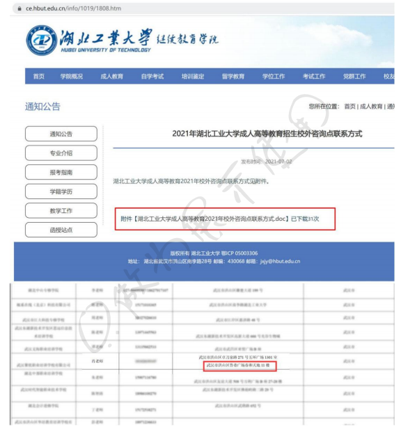 湖北成教網(wǎng)與湖北工業(yè)大學(xué)有關(guān)授權(quán)成教招生說明