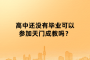 高中還沒有畢業(yè)可以參加天門成教嗎？