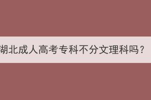 湖北成人高考?？撇环治睦砜茊?？