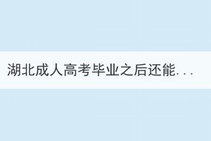 湖北成人高考畢業(yè)之后還能申請(qǐng)學(xué)位證書嗎？